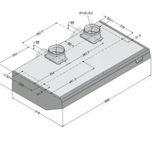 Novy-exhaust hood W900 SS