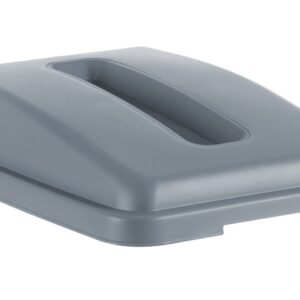 60L Pikliku konteineri kaas avaga ümar ava, 660x470x(H)30mm