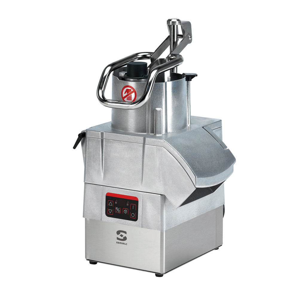 650kg/h CA-4V Elektriline köögiviljade purustaja koos elektroonilise graafilise paneeliga Sammic, 230V/1500W, 391x400x652mm