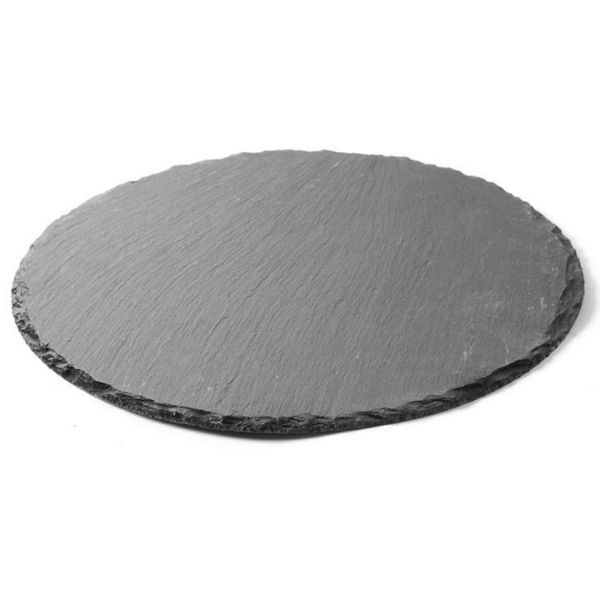 25cm Kiltkivi taldrik - ümar seatud