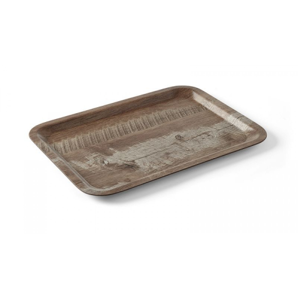 240x350mm Melamiinist lamineeritud serveerimistaldrik puidust disainiga