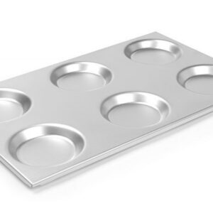 ALU küpsetusplaat GN1/1, vormidega 530x325x(H)mm