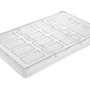 50x26x3mm Minišokolaad mini chocolate bear 16 per mold