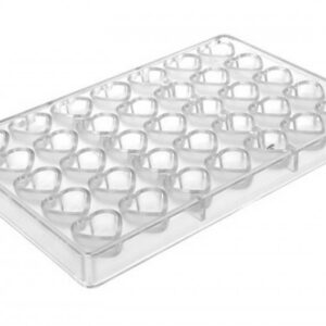 34.7x22x16mm Minišokolaad heart 35 per mold