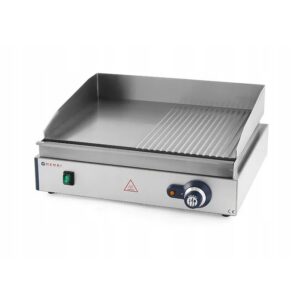 Grillplaat ProfiLine 1/2 sile, 1/2 sooneline, 230V/2400W, 550x380x(H)240mm