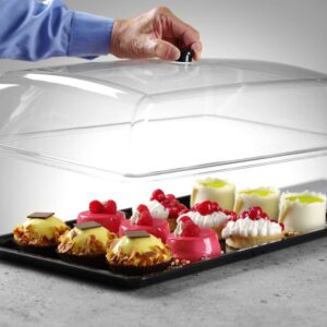 GN1/1 Ristkülikukujuline kaanega kandik 535x335x(H)165mm