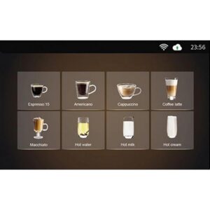 Kohvimasin puutetundliku ekraaniga 230V/2700W, 390x511x(H)582mm