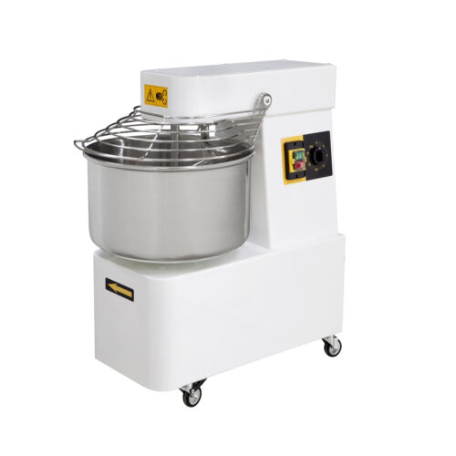 56kg/h Spiraalne taignasegamismasin fikseeritud taignasegamisanumaga, 2 kiirust - 22 L Prismafood, 385x670x725mm