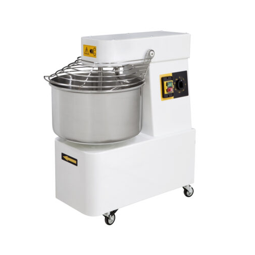 112kg/h Spiraalne taignasegamismasin fikseeritud taignasegamisanumaga, 2 kiirust - 41 l 400V/1700W, 480x820x850mm