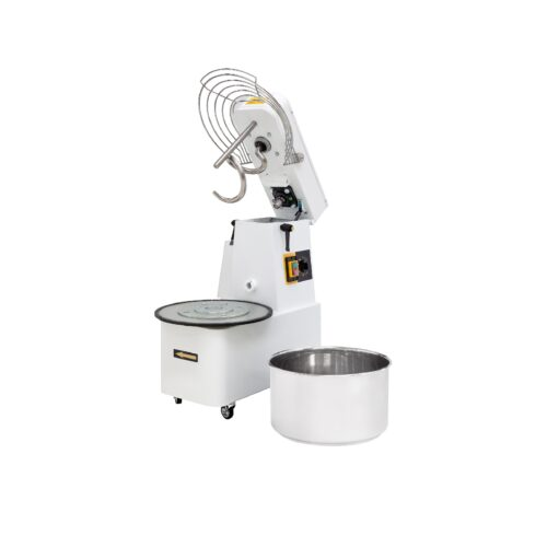 128kg/h Spiraalne taignasegamismasin eemaldatava taignasegamisanumaga, 2 kiirust - 48 L Prismafood, 400V/1500W, 480x800x850mm