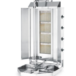 Grill shaurma jaoks ProfiLine, gaasiga 12kW, 470x550x(H)1150mm