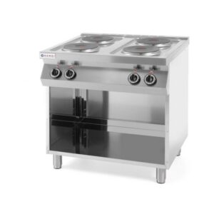 Elektripliit KitchenLine 4 plaadiga 400V/10400W, 800x700x(H)900mm