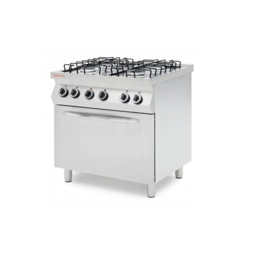 Gaasipliit 4-põletiline konvektsiooniga elektriahjuga Revolution