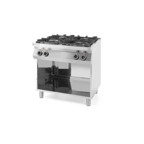 Gaasipliit, 4 põletiga, avatud moodulil KitchenLine 19kW