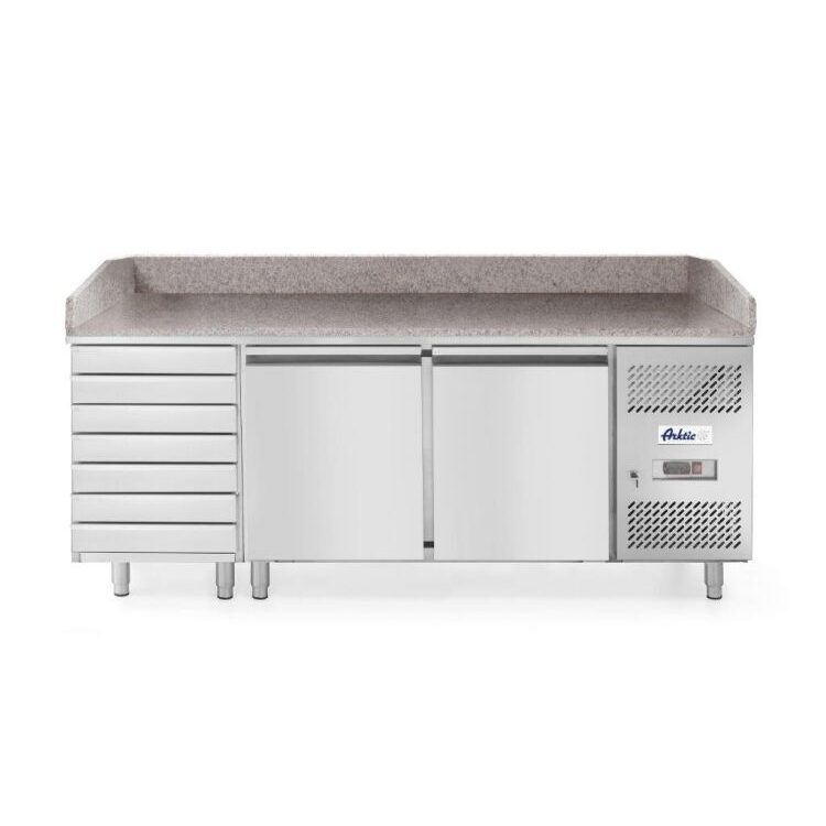 250L Külmlaud pitsa jaoks - 2 uksega Arktic 230V/250W, 2010x800x(H)1000mm