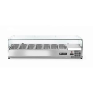 7xGN1/3 Külmlett GN1/3 - kõrgend Arktic 230V/180W, 1605x395x(H)430mm