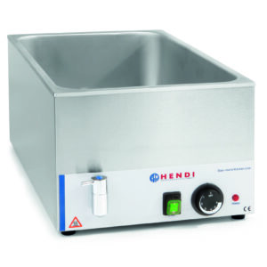 1200W Bain-marie toidusoojendaja äravoolukraaniga KitchenLine 230V/ 340x540x250mm