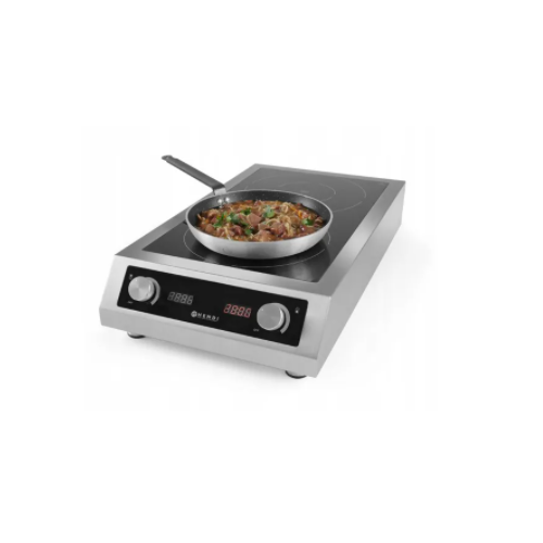 Kahe keeduplaadiga induktsioonpliit 7000 400V/7000W, 405x698x(H)145mm