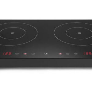 Kahe keeduplaadiga induktsioonpliit KitchenLine 230V/3500W, 608x370x(H)61mm