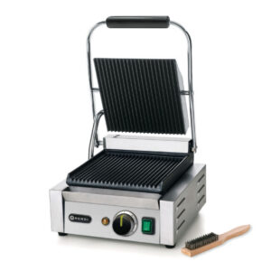 Kontaktgrill - ühepoolne ülemine ja alumine sooneline, 230V/1800W, 310x370x(H)210mm