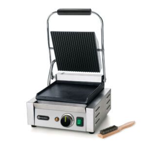 Kontaktgrill - ühepoolne sooneline ülemine ja sile alumine külg, 230V/1800W, 310x370x(H)210mm