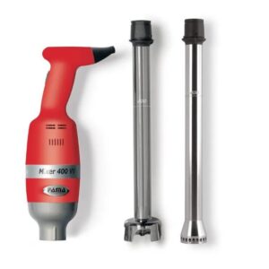 Ø100x350mm Reguleeritava kiirusega saumikser jäätise valmistamiseks - komplektis otsak ja homogenisaator tera 230V/400W,