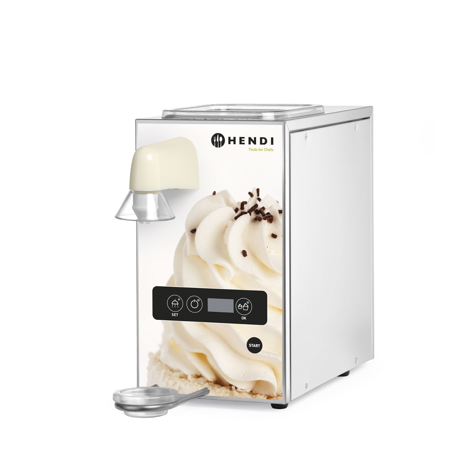 Masin koore vahustamise jaoks HENDI 25L 230V/500W, 400x230x(H)430mm