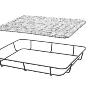 400x300x50mm Pagaritoodete korv roostevabast terasest servaga