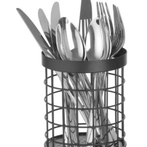 Ø120x150mm Söögiriistade korv must