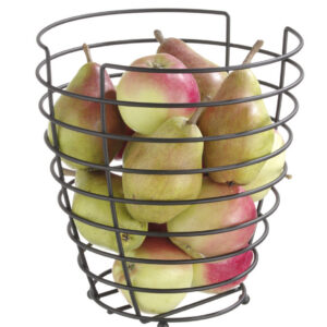 Ø230x250mm Must puuviljakorv