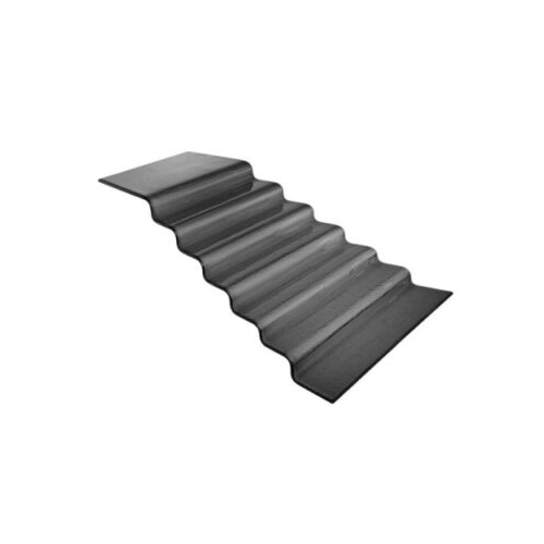 Vetro seitsmeastmeline musta klaasiga buffet-trepp