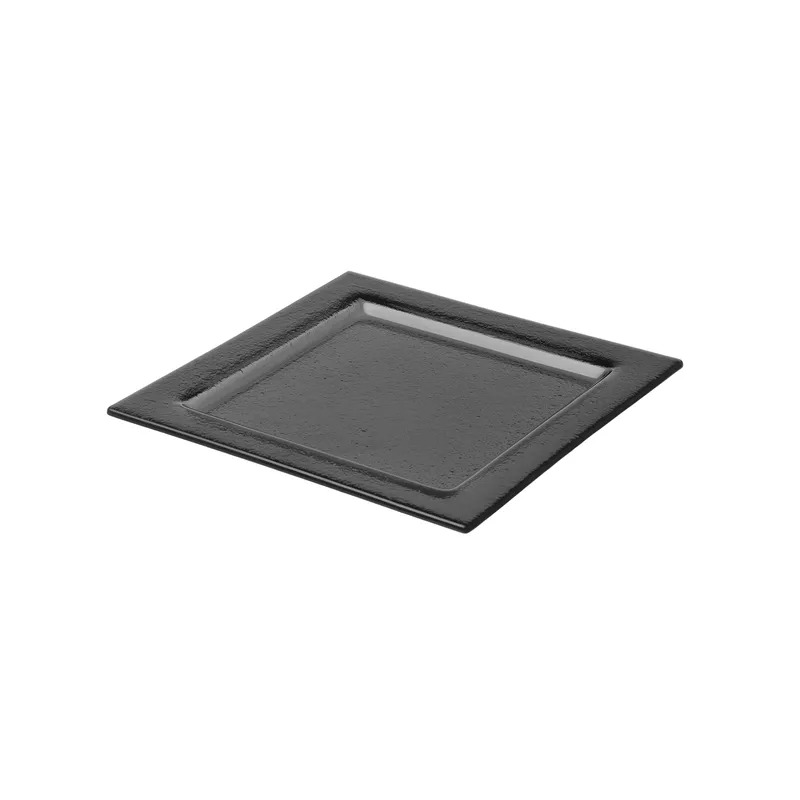 Alus 30x30сm Vetro Mustast klaasist kandiline