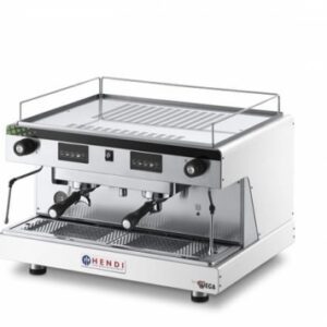 10.5L Käpaga kohvimasinad Wega - 2 gruppi, elektrooniline, valge 400V/3700W, 740x555x(H)515mm