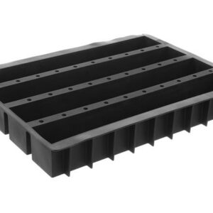 70x500x70mm Küpsetusvorm silikoonist Cake 4 bars 4 per mold