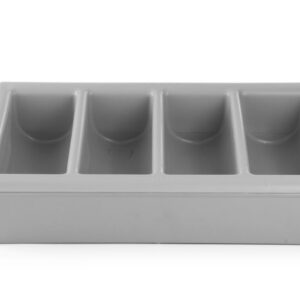 Alusega anum 4 sektsiooni söögiriistade jaoks