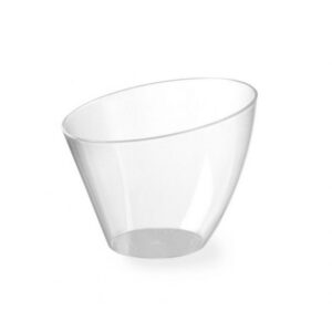 140ml Kõverdatud servadega kauss - ühekordselt kasutatav 100tk