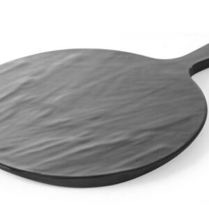 424x300x15mm Käepidemega ümmargune serveerimisplaat- kiltkivi struktuuriga
