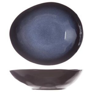 195x165mm Safiirist ovaalne kauss