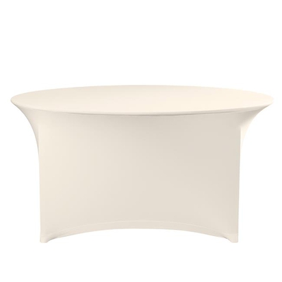 Ø120x76mm Sümpoosioni ümarlauakate kreemjas