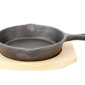 135mm Malmpannn puidust alusega