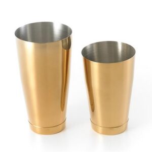 Kullatud kokteiliseiker/tina komplekt