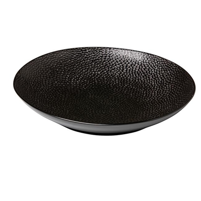 255mm Kõrgpasta taldrik must