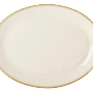 24x19cm Lihv ovaalne taldrik