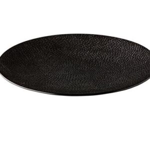 275mm Kõrgstruktuuriga lame taldrik must