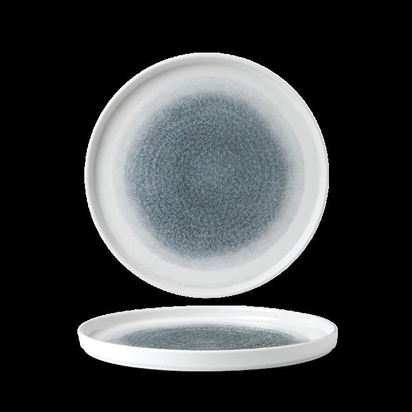 21cm Raku Topaz Sinise seinaga taldrik