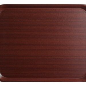 325x530mm Serveerimiskandik Mykonos, täisnurkne, libisemiskindeL mahagon, Cambro,