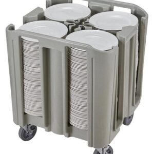 686x686x807mm Käru ümmarguste taldrikute transportimiseks, S seeria Cambro,