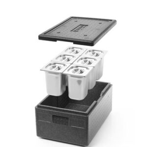 GN1/1 222mm of containers GN1 6/6 6 200mm and a Kaas with a silicone seal