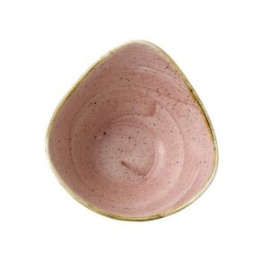 153mm Stonecast Petal Pink kolmnurkne kauss