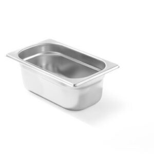 Kaas GN1/4 container with a hole a spoon